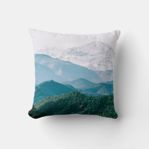 AERIAL PHOTOGRAPHY OF MOUNTAIN AND TREE CUSHION