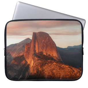 AERIAL PHOTOGRAPHY OF MOUNTAIN LAPTOP SLEEVE
