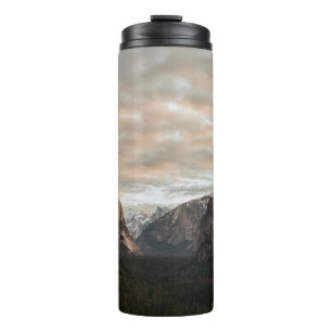AERIAL PHOTOGRAPHY OF MOUNTAIN THERMAL TUMBLER