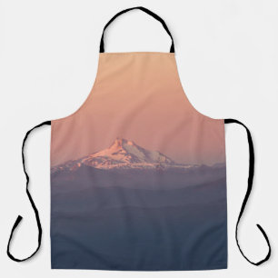 AERIAL PHOTOGRAPHY OF MOUNTAIN WITH SNOW APRON