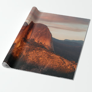 AERIAL PHOTOGRAPHY OF MOUNTAIN WRAPPING PAPER