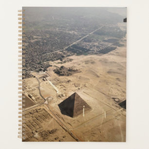 aerial photography of pyramids of Egypt Planner