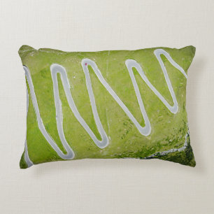 AERIAL PHOTOGRAPHY OF ROAD DECORATIVE CUSHION