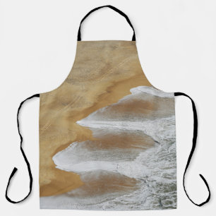 AERIAL PHOTOGRAPHY OF SEA WAVES APRON