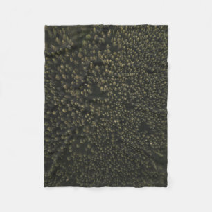 Aerial photography of tall green trees fleece blanket