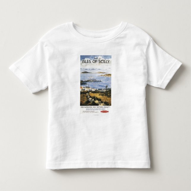 Aerial Scene of Town and Dock Railway Poster Toddler T-Shirt (Front)