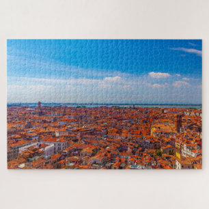 Aerial scenic cityscape of Venice, Italy Jigsaw Puzzle