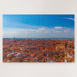 Aerial scenic cityscape of Venice, Italy Jigsaw Puzzle