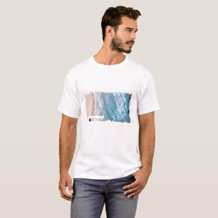 Aerial Shoreline Waves - Nature’s Embrace T-Shirt