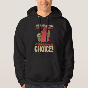 Aerial Silk Aerialist When In Doubt Go Upside Down Hoodie
