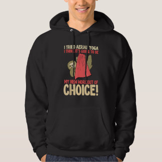Aerial Silk Aerialist When In Doubt Go Upside Down Hoodie