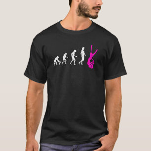 Aerial silk Evolution Acrobatics Gymnastics Aerial T-Shirt