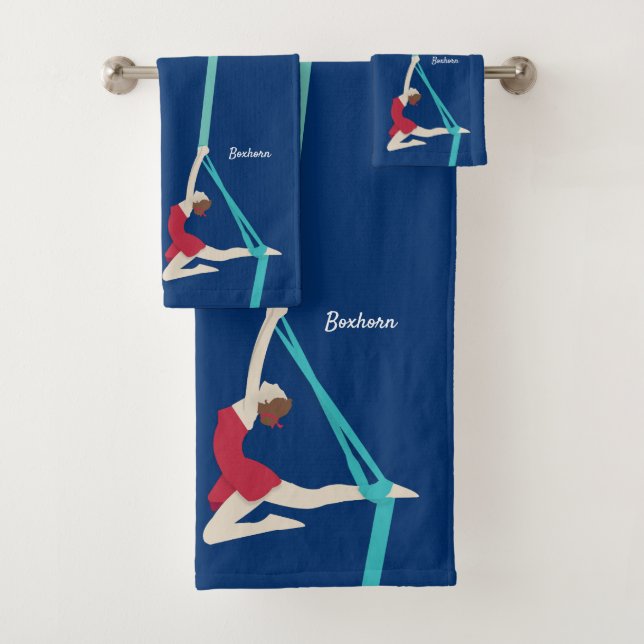 Aerial Silks Bath Towel Set (Insitu)