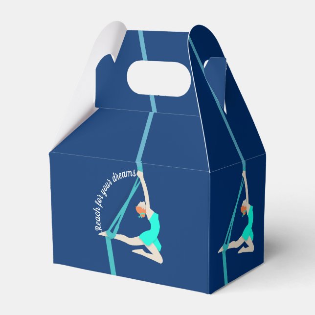 Aerial Silks Favour Box (Back Side)