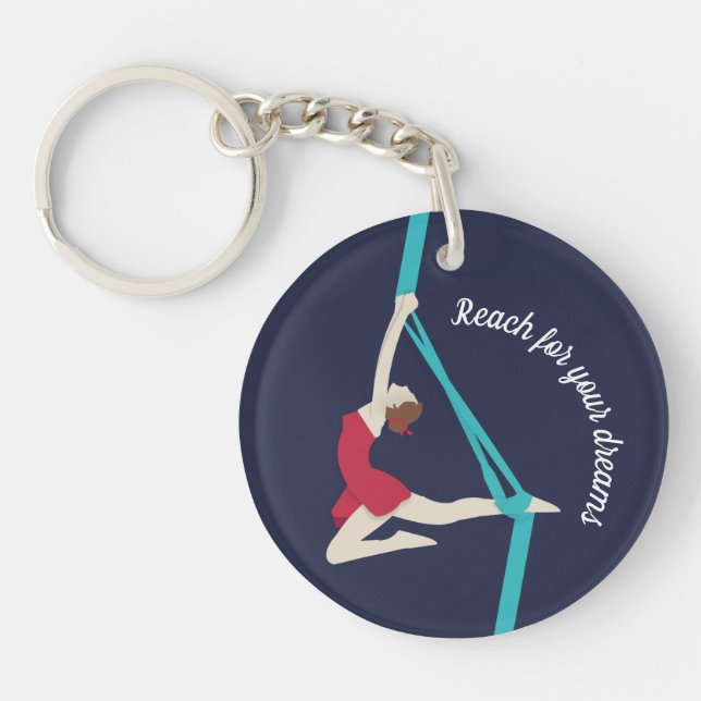 Aerial Silks Key Ring (Front)
