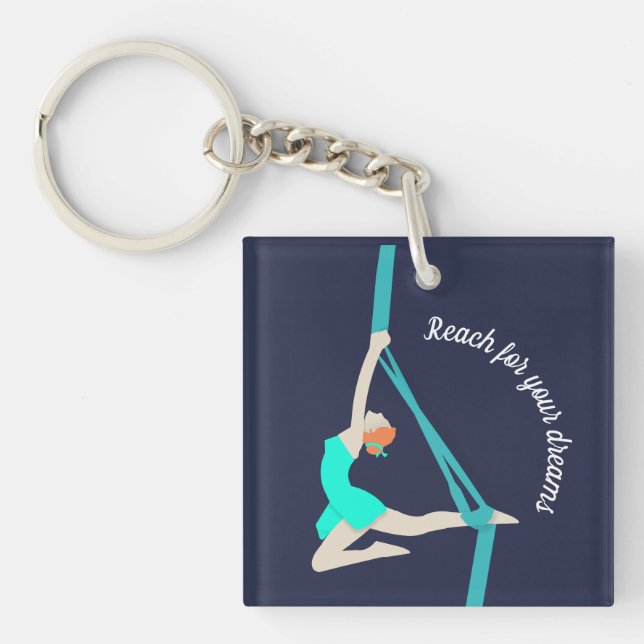 Aerial Silks Key Ring (Front)
