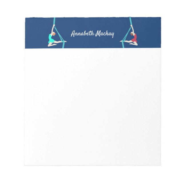 Aerial Silks Notepad (Front)