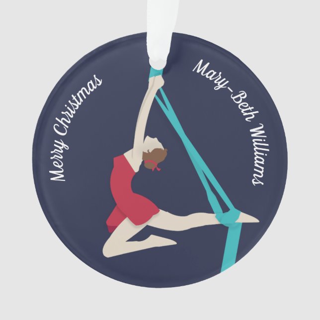 Aerial Silks Ornament (Front)