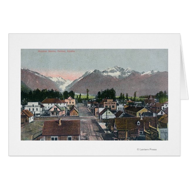 Aerial Summer View of the CityValdez, AK (Front Horizontal)