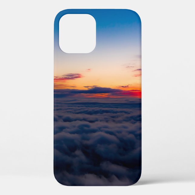 Aerial sunset view over the Blue Ridge Mountains f Case-Mate iPhone Case (Back)