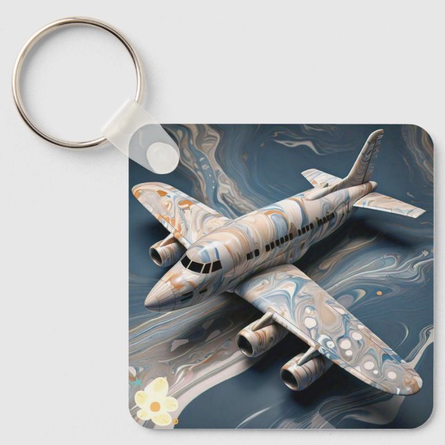 "Aerial Symphony" Key Ring (Front)