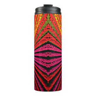 Aerial Tulip Fields at Peak Bloom Thermal Tumbler