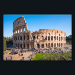Aerial view Colosseum or Coliseum Rome Italy Photo Print<br><div class="desc">The Colosseum or Coliseum from Palatine Hill. Also known as the Flavian Amphitheater,  an oval amphitheater in the center of the city of Rome,  Italy</div>
