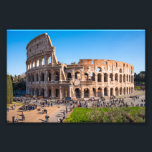 Aerial view Colosseum or Coliseum Rome Italy Photo Print<br><div class="desc">The Colosseum or Coliseum from Palatine Hill. Also known as the Flavian Amphitheater,  an oval amphitheater in the center of the city of Rome,  Italy</div>