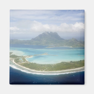 Aerial view from small commuter plane of Bora Magnet