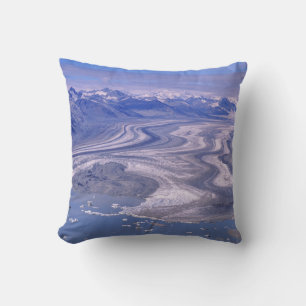 Aerial view Lowell Glacier, Kluane National Cushion