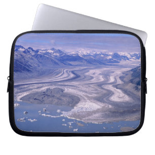 Aerial view Lowell Glacier, Kluane National Laptop Sleeve