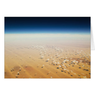 Aerial view of a desert