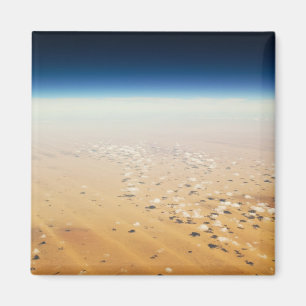 Aerial view of a desert magnet