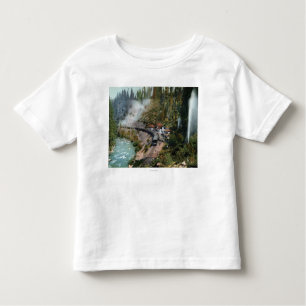 Aerial View of a Train Station Toddler T-Shirt