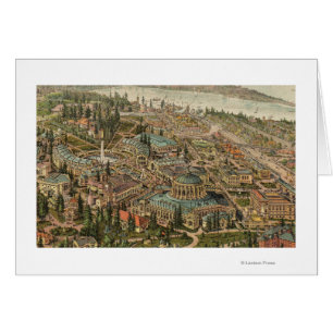 Aerial View of Alaska Yukon Pacific Expo