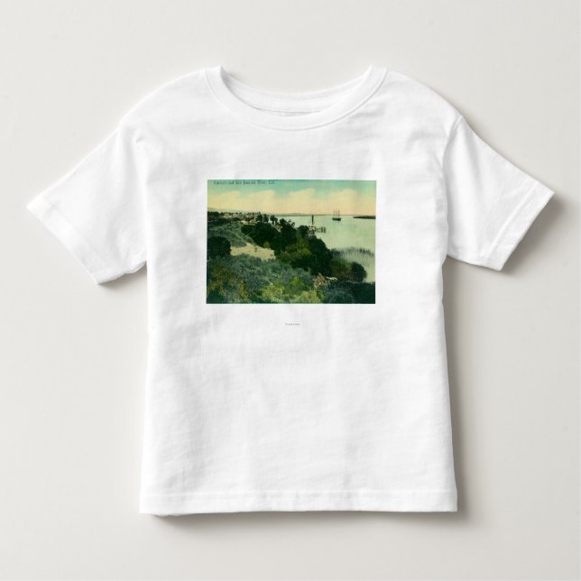 Aerial View of Antioch and San Joaquin River Toddler T-Shirt (Front)