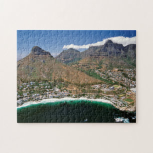 Aerial View Of Atlantic Seaboard Showing Clifton Jigsaw Puzzle