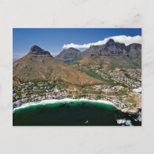 Aerial View Of Atlantic Seaboard Showing Clifton Postcard
