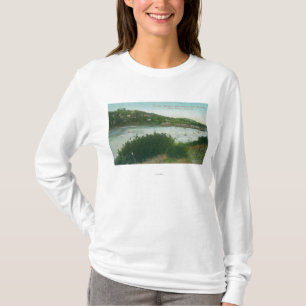 Aerial View of Belvedere Bay, Hotel Belvedere T-Shirt