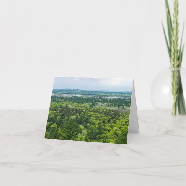 Aerial View of Black River State Forest Invitation (Front)