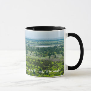 Aerial View of Black River State Forest Mug