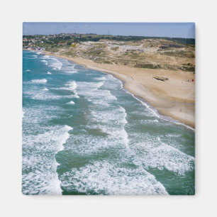 Aerial view of Black Sea coast of Istanbul, Magnet