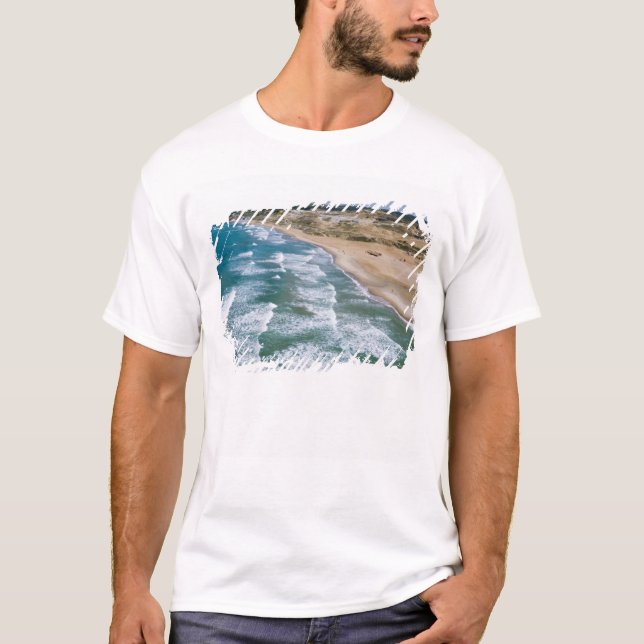 Aerial view of Black Sea coast of Istanbul, T-Shirt (Front)