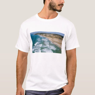Aerial view of Black Sea coast of Istanbul, T-Shirt