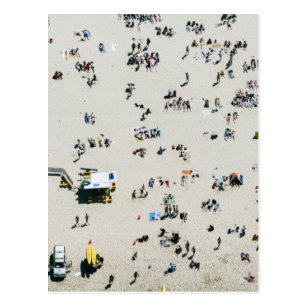 Aerial view of Bondi Beach, Sydney Australia Postcard