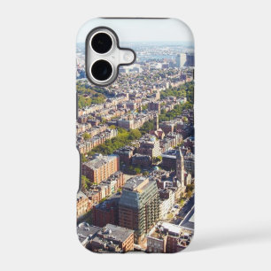 Aerial view of Boston