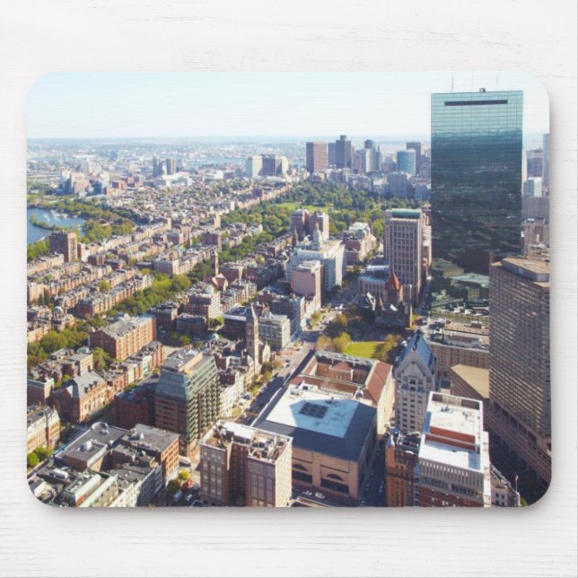 Aerial view of Boston Mouse Pad (Front)