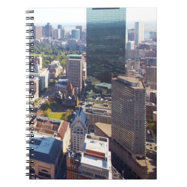 Aerial view of Boston Notebook (Front)