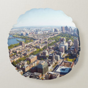 Aerial view of Boston Round Cushion