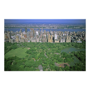 Aerial view of Central Park and the west side Photo Print